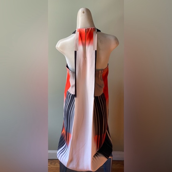 Kobi Halperin Silk Halter Dress with Gradient Design - Picture 4 of 16